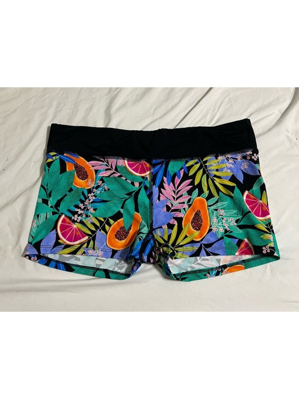 NWT Eidon Women’s Alina Swim Shorts Size XL Colorful Beach Swim